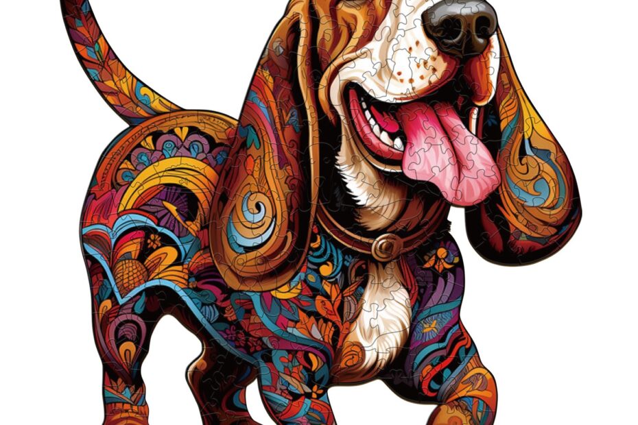 Lesena sestavljanka – basset hound 1 66de941ebab15
