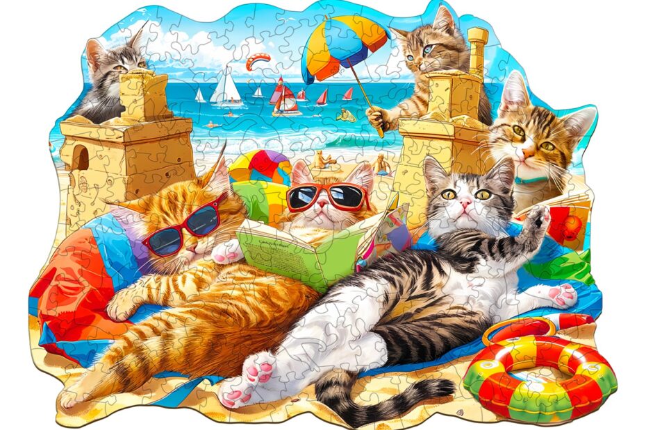 Lesena sestavljanka – Beach Cat 66eb449434d41