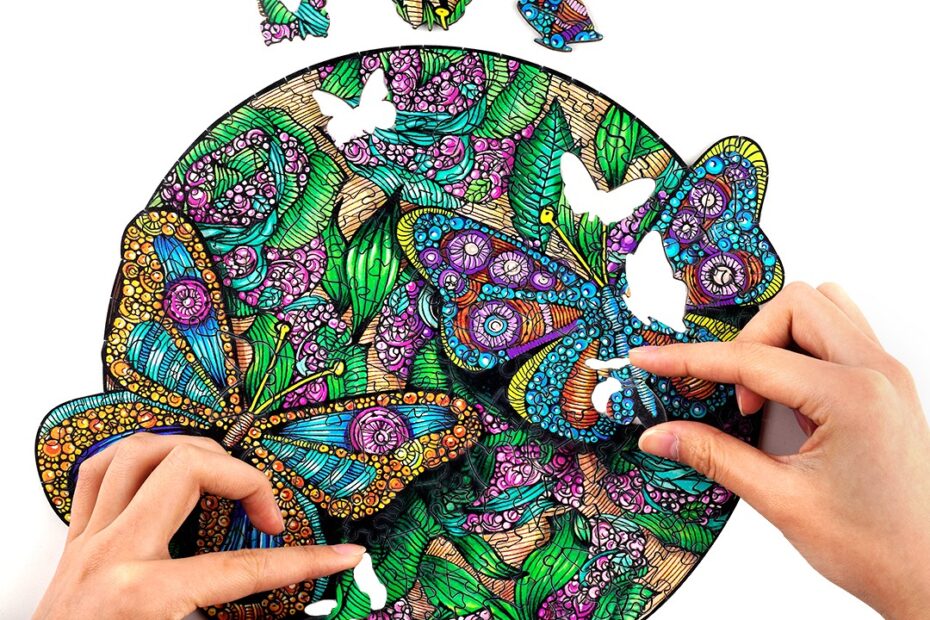 Lesene sestavljanke Butterfly 66e6d7b5835bc