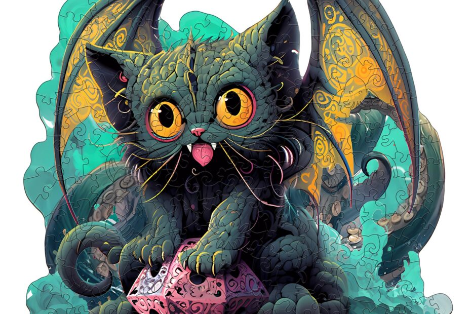 Lesena sestavljanka – Cat Cthulhu 66e73d70e735c