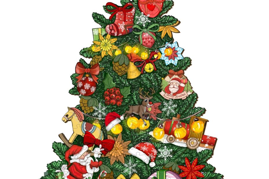 Lesena sestavljanka-CHRISTMAS TREE 66e3a7aaca680