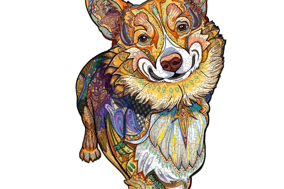Lesena sestavljanka-CLEVER CORGI 66d8602db977c