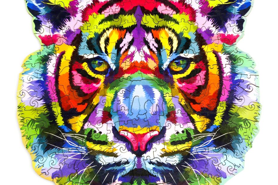 Lesena sestavljanka-DAZZLE BARVA TIGRA 66d86a6f0280f