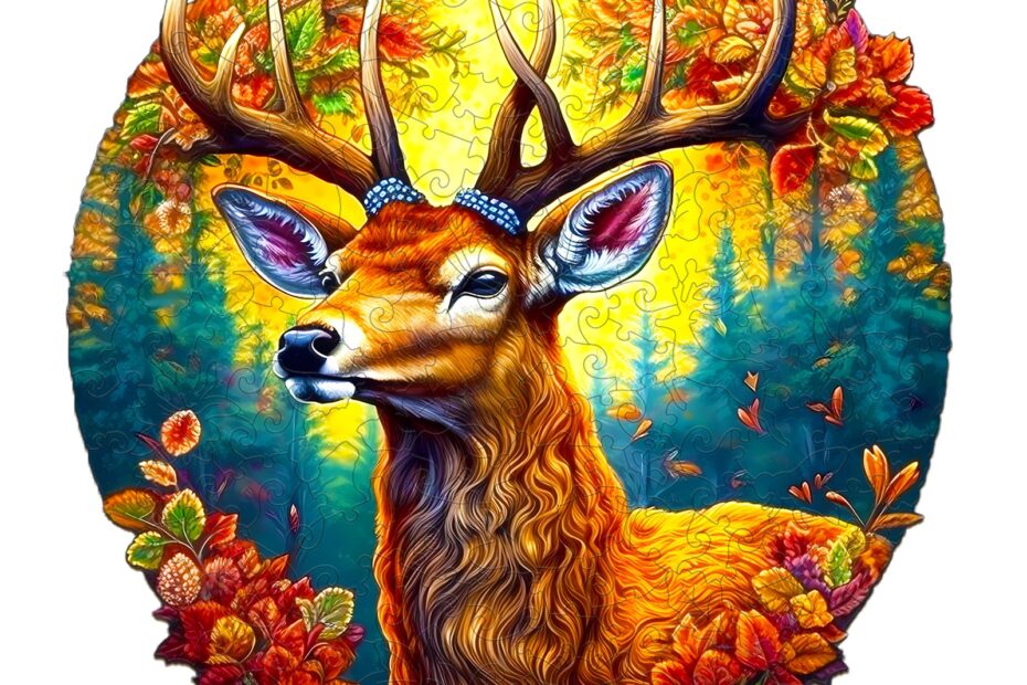 Lesena sestavljanka-DEER OF LIFE-1 66df95f06f607