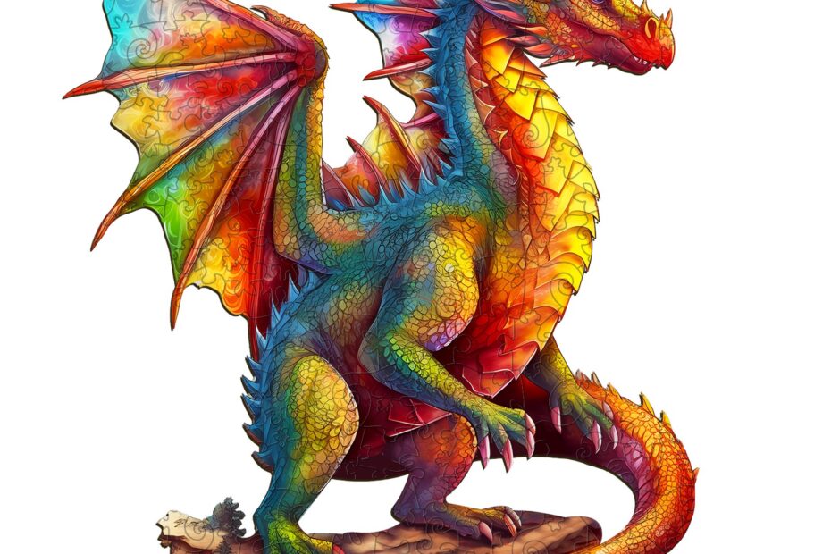 Lesena sestavljanka-Dragon 2 66df4362c67c6