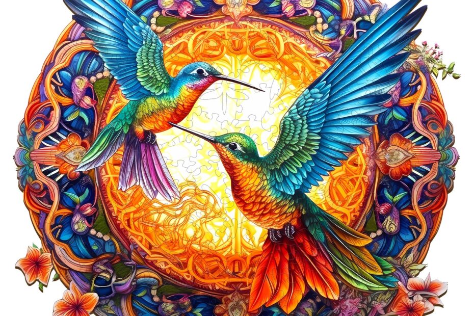 Lesena sestavljanka – Kolibri 2 66eca34585585