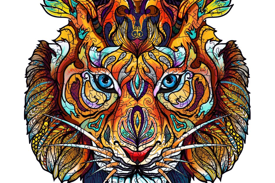 Lesena sestavljanka – Neprepoznavni tiger 66dbccb3c0273