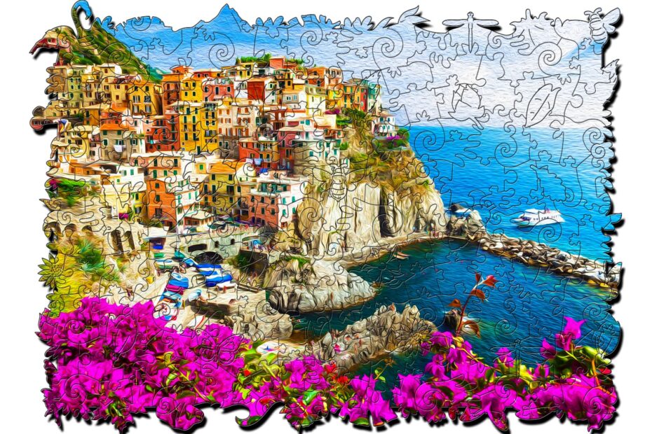 Lesena sestavljanka-ITALIJSKA RIVIERA 66ec98ef31a93