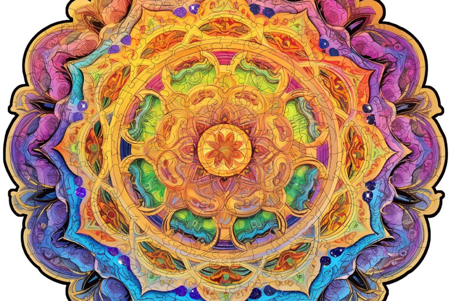 Lesena sestavljanka-Mandala 66dab628738a1