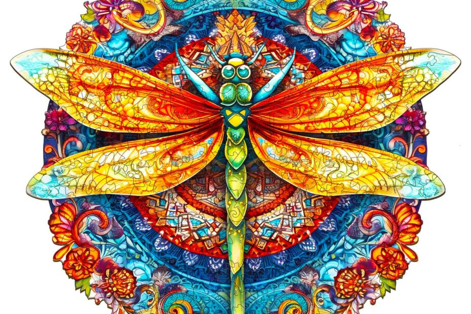 Lesena sestavljanka-MANDALA DRAGONFLY 66de753d4db79 Lesena sestavljanka-MANDALA DRAGONFLY 66de753d4db79