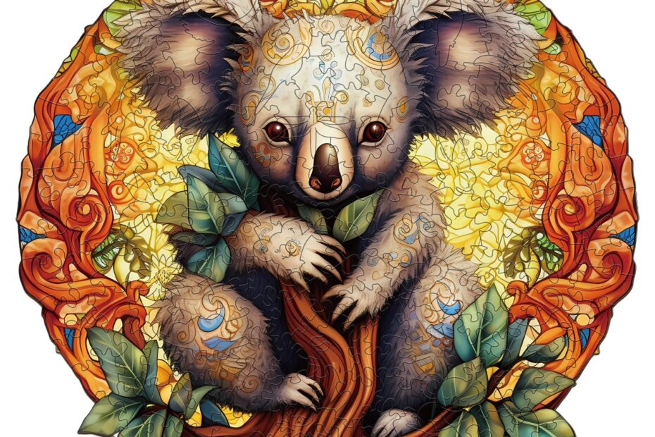 Lesena sestavljanka-Mandala Koala 66dea8d4dd312