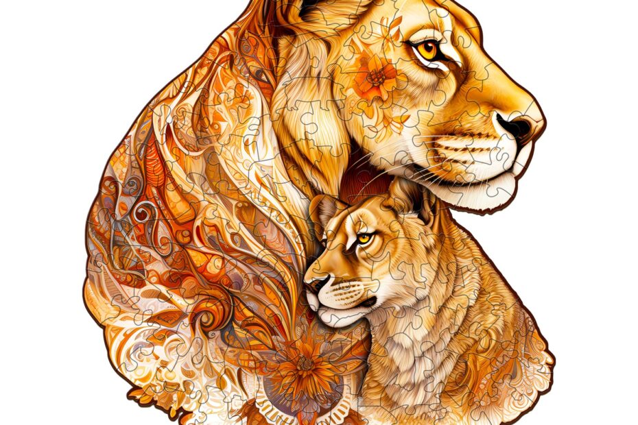 Lesena sestavljanka – Motherly Lion 66ea575d64302 Lesena sestavljanka – Motherly Lion 66ea575d64302