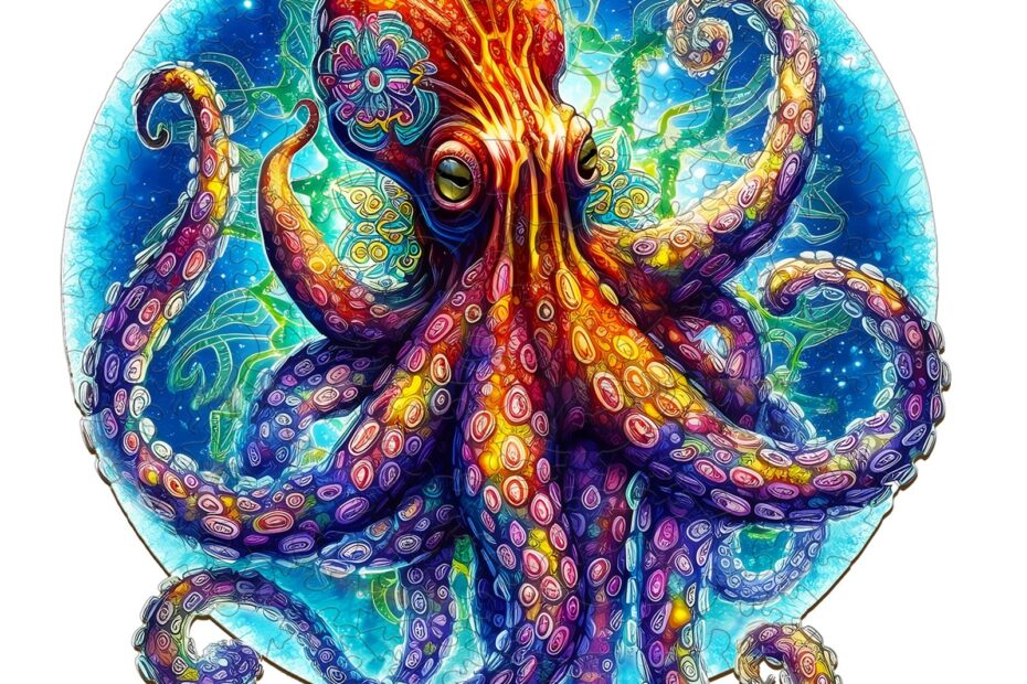 Lesena sestavljanka-Octopus 66d638c60b7d5