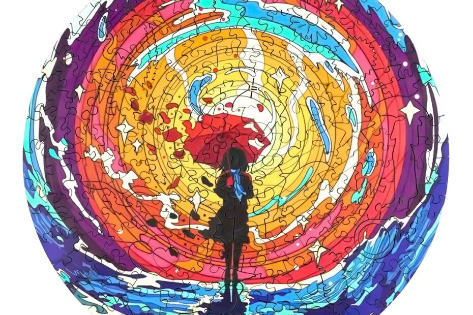 Lesena sestavljanka-PSYCHEDELIC GIRL 66d4bb76b636c