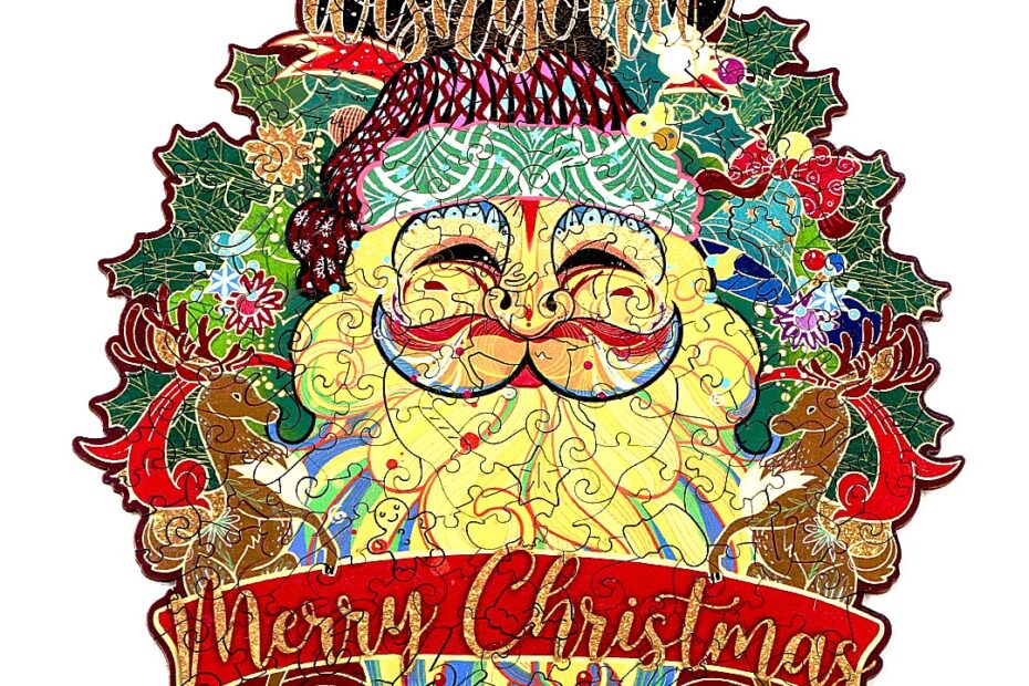 Lesena sestavljanka-SANTA CLAUS 66e46b96e55e9