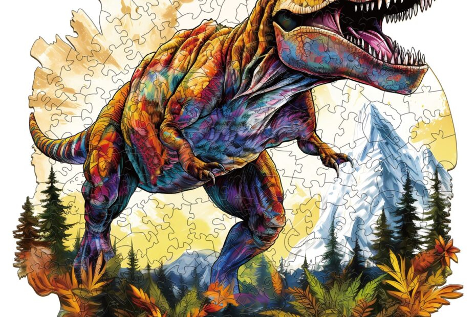 Lesena sestavljanka-T-rex 66dfaa85560ff