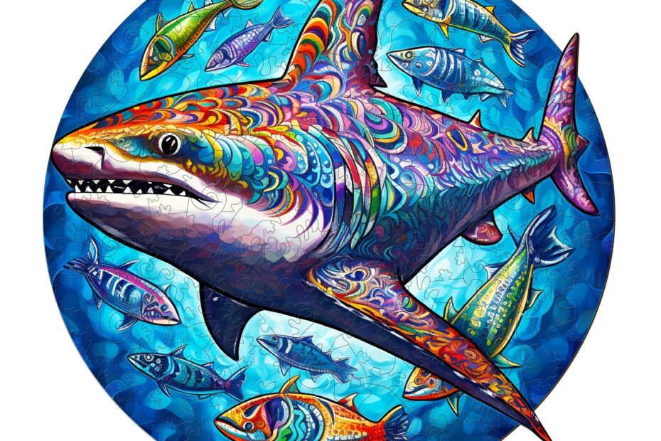 Lesena sestavljanka-Undersea morski pes 66db12e5d67ca