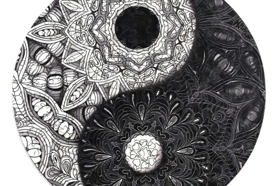 Lesena sestavljanka-YIN YANG 66e3bc1f0ddda